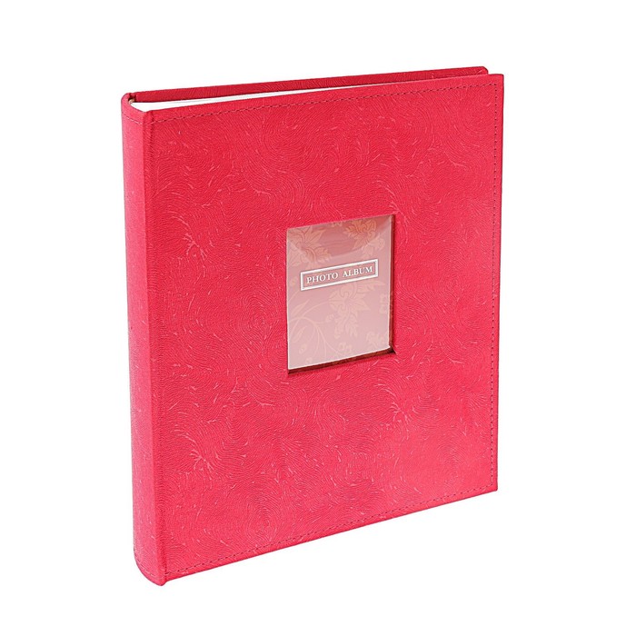 Фотоальбом на 200 фото 15х20 см "Под замшу" кожзам, бум.листы МИКС 32х27,5х5 см