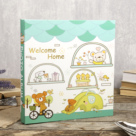 

Фотоальбом на 490 фото: 10ф-15х20,480ф-10х15 см "Мишка на велике" в коробке МИКС 33х34х6см