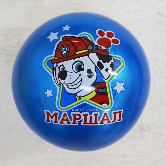 Щенячий патруль. Мяч детский "МАРШАЛ" 22 см, 60 гр, цвета МИКС