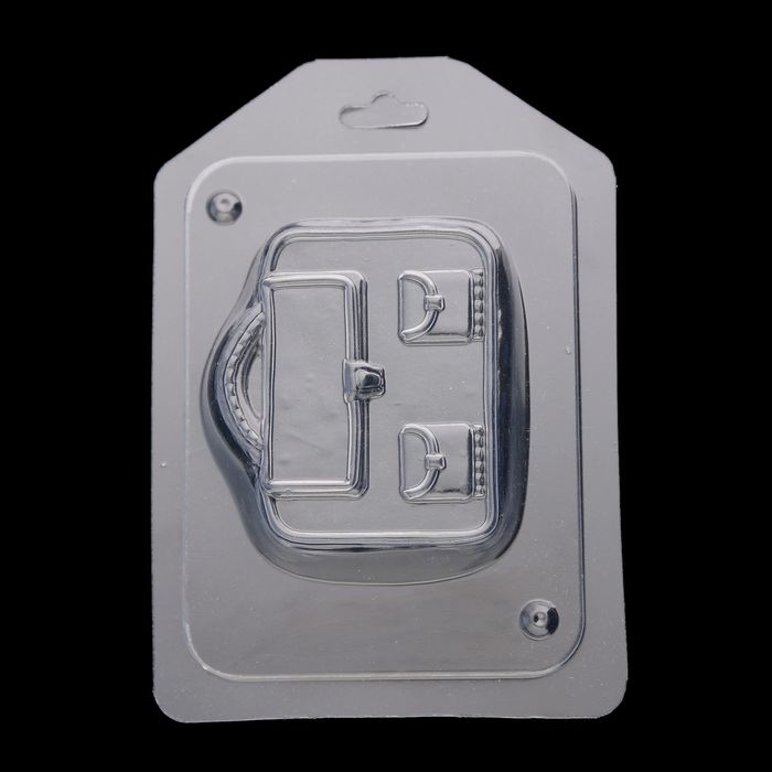 Пластиковая форма для мыла "Портфель" 8х7 см