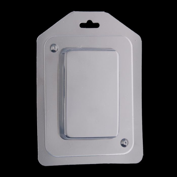 Пластиковая форма для мыла "Прямоугольник" 9х6 см