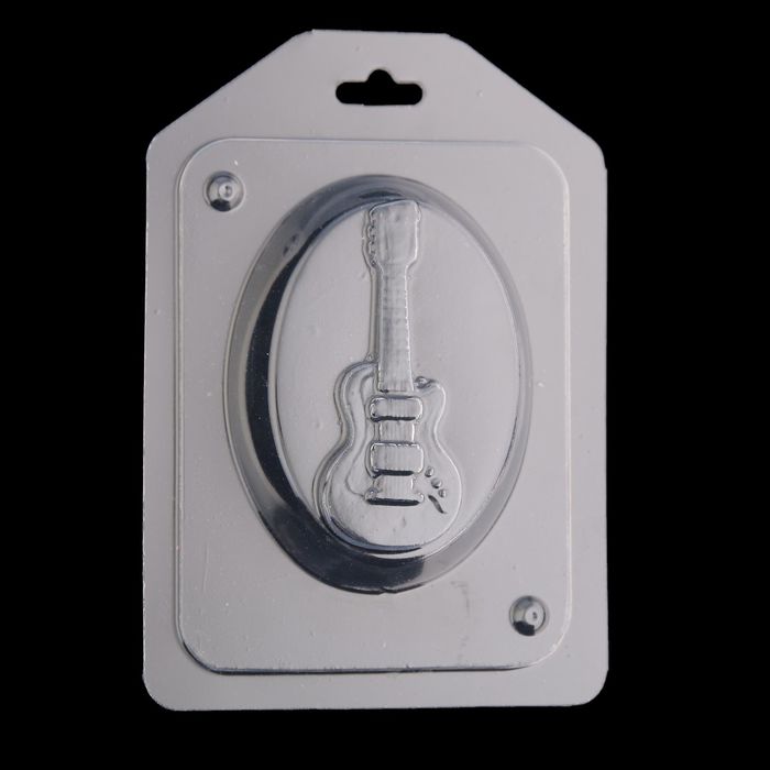 Пластиковая форма для мыла "Электрогитара" 9х8 см