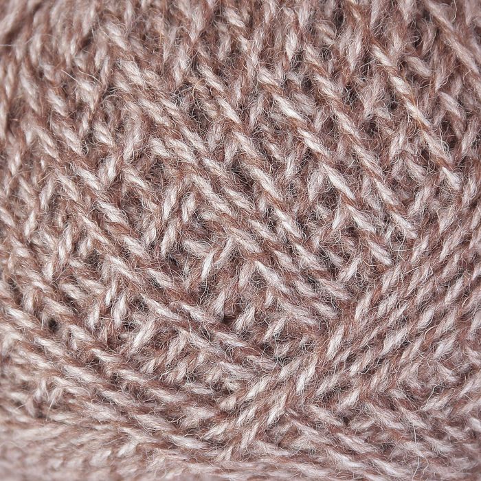 Пряжа "Зимняя" 50% шерсть, 50% ПАН 345м/100гр (Св.дюн+св.дюн+кофе)