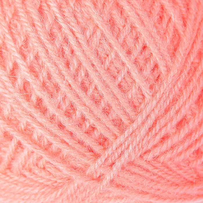 Пряжа "Зимняя" 50% шерсть, 50% ПАН 345м/100гр (Ярко-коралловый)