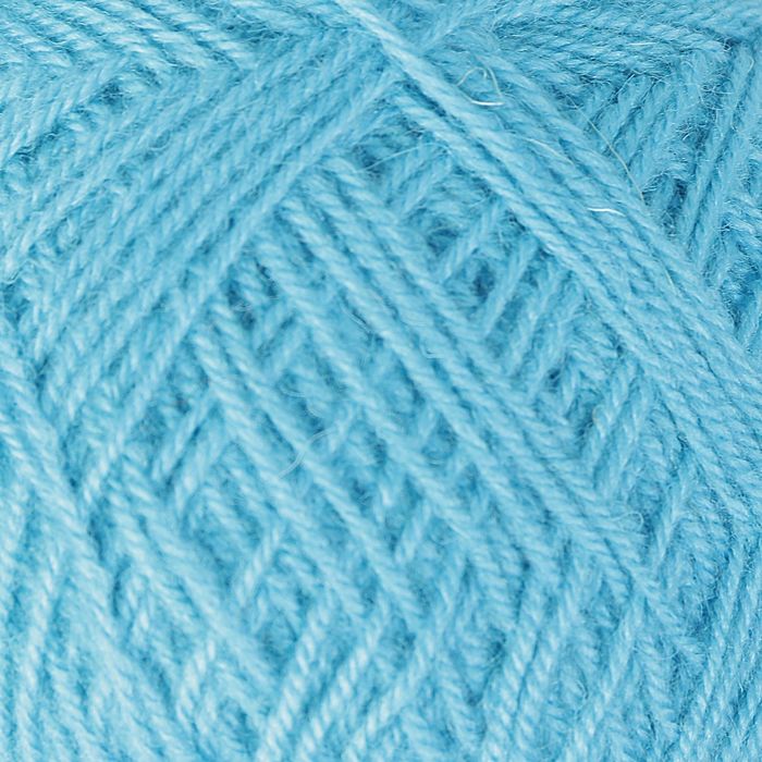Пряжа "Зимняя" 50% шерсть, 50% ПАН 345м/100гр (бирюза)