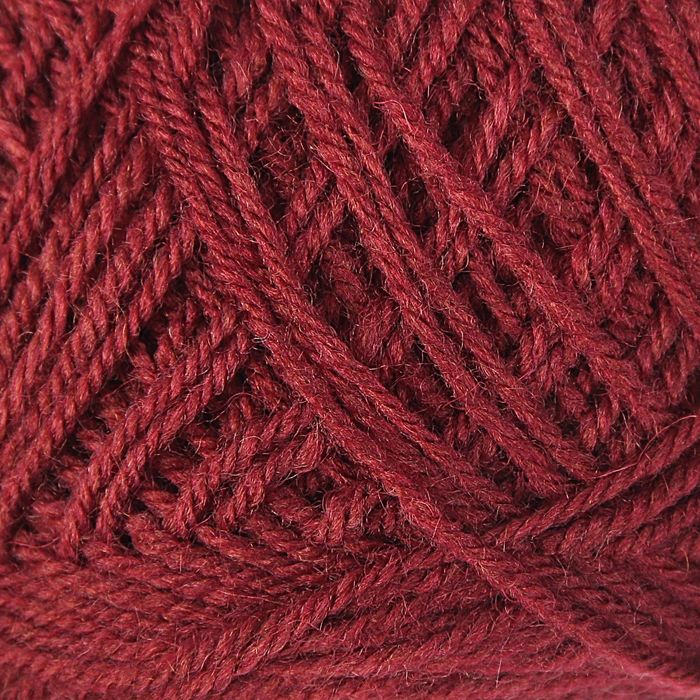 Пряжа "Зимняя" 50% шерсть, 50% ПАН 345м/100гр (Дикая вишня)