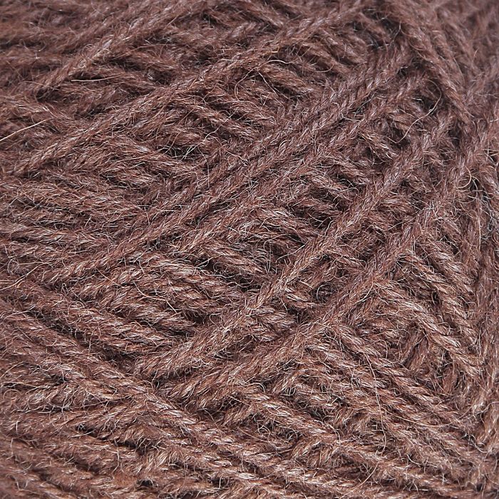 Пряжа "Зимняя" 50% шерсть, 50% ПАН 345м/100гр (Кофе)