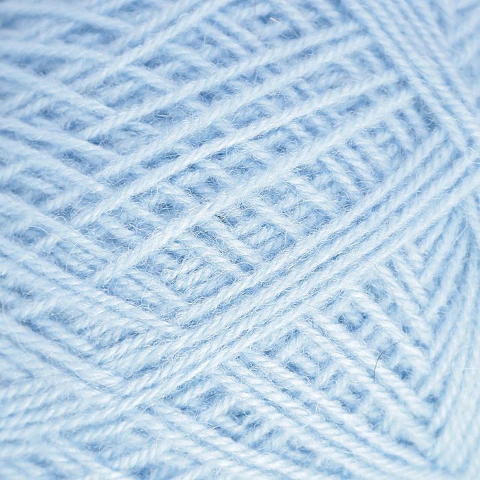 Пряжа "Зимняя" 50% шерсть, 50% ПАН 345м/100гр (Чистое облако)