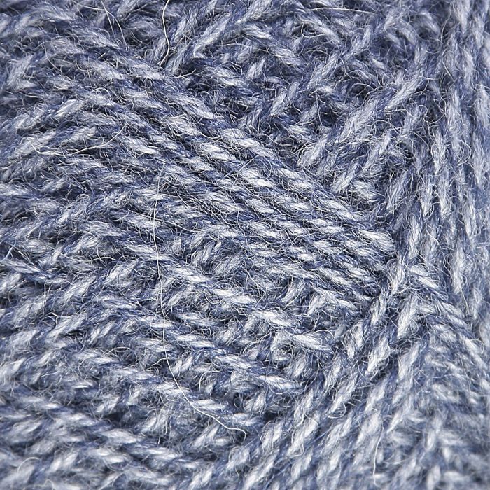 Пряжа "Зимняя" 50% шерсть, 50% ПАН 345м/100гр (Стальной+джинсовый)