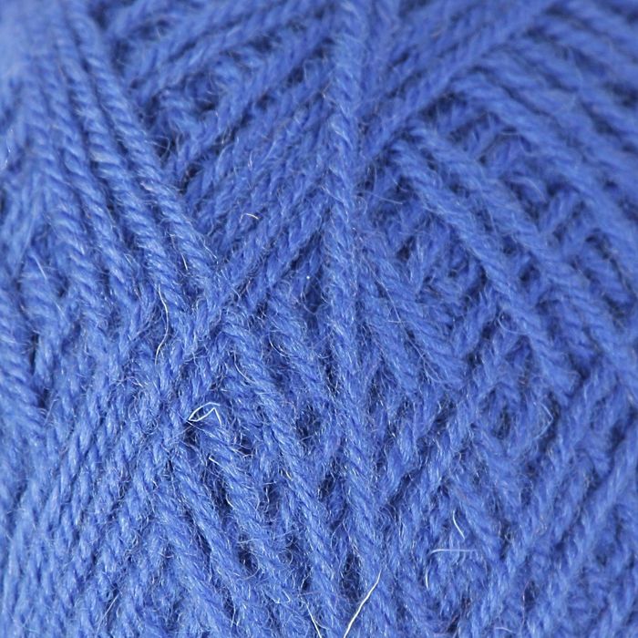 Пряжа "Зимняя" 50% шерсть, 50% ПАН 345м/100гр (Василек)
