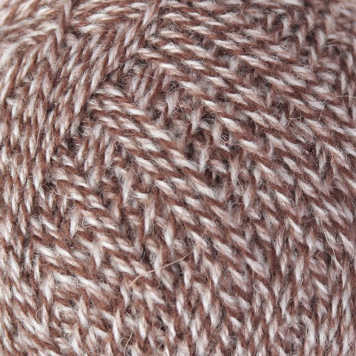 Пряжа "Зимняя" 50% шерсть, 50% ПАН 345м/100гр (молочный шоколад+балтика+какао)