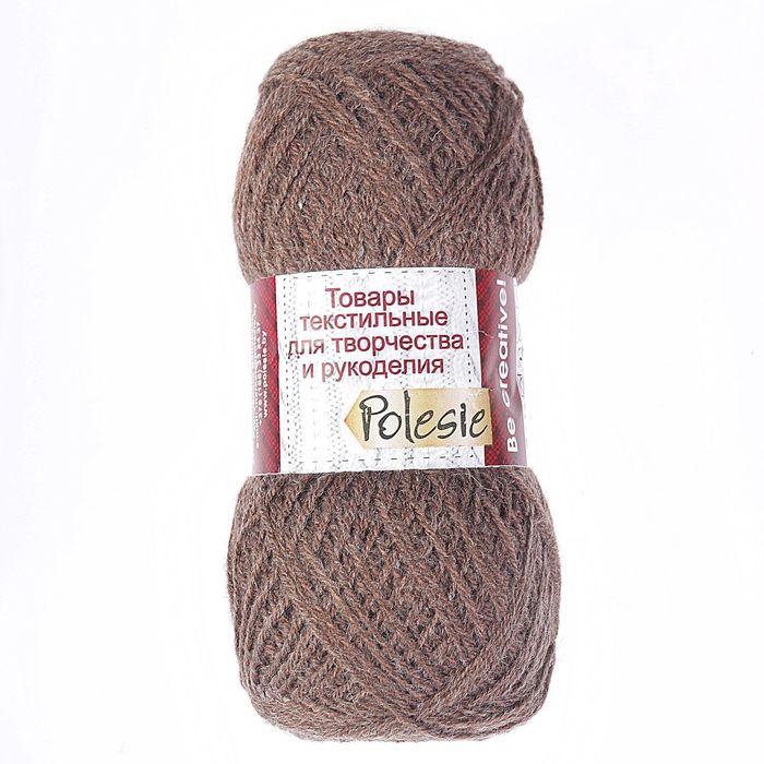 Пряжа "Престиж" 30% шерсть, 70% ПАН 400м/100гр (Кофе+перу)