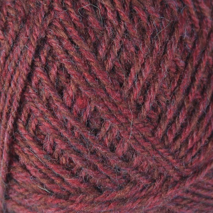 Пряжа "Престиж" 30% шерсть, 70% ПАН 400м/100гр (Т.бордо+корич.каштан)