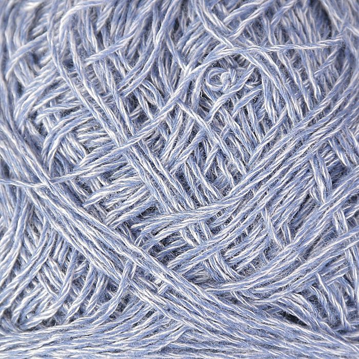 Пряжа "Летняя рапсодия" 50% хлопок, 50% ПАН 500м/100гр (Жемчуг+габардин)