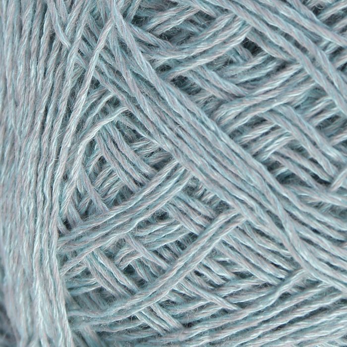 Пряжа "Летняя рапсодия" 50% хлопок, 50% ПАН 500м/100гр (Св.бирюза+полома)