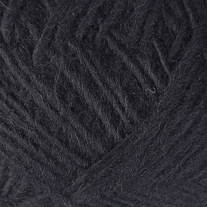 Пряжа "Дивная" 50% шерсть, 50% ПАН  260м/100гр (Черный)