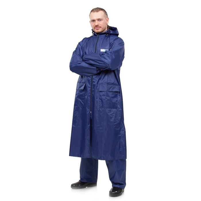 Плащ влагозащитный Poseidon WPL, размер 44-46, рост 170-176 см, цвет синий