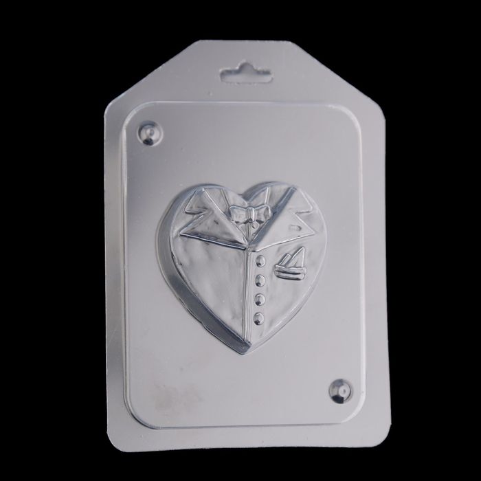 Пластиковая форма для мыла "Жених" 6х6 см