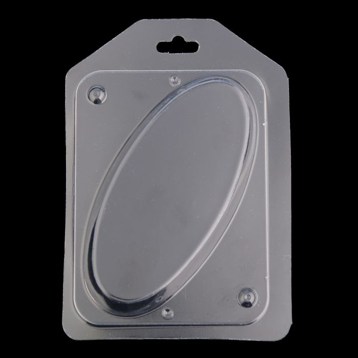 Пластиковая форма для мыла "Овал вытянутый" 12х6 см