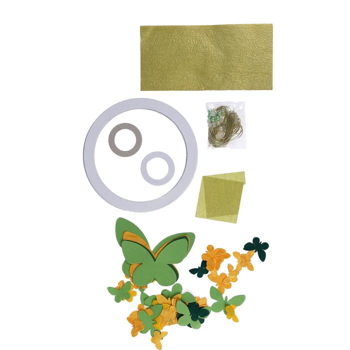 Набор для творчества "Ловец снов "Бабочки" из бумаги, 23х80 см