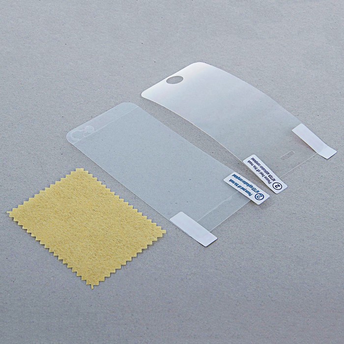 Защитная плёнка для iPhone 5/5s/SE прозрачная (для экрана и задней крышки)