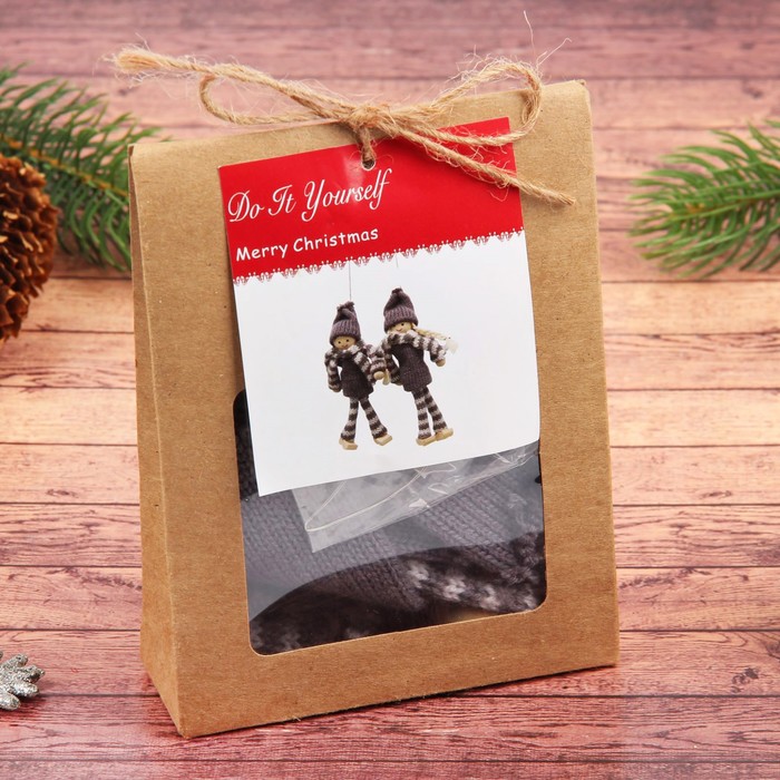 Набор для творчества "Создай новогоднюю подвеску" набор 2 шт