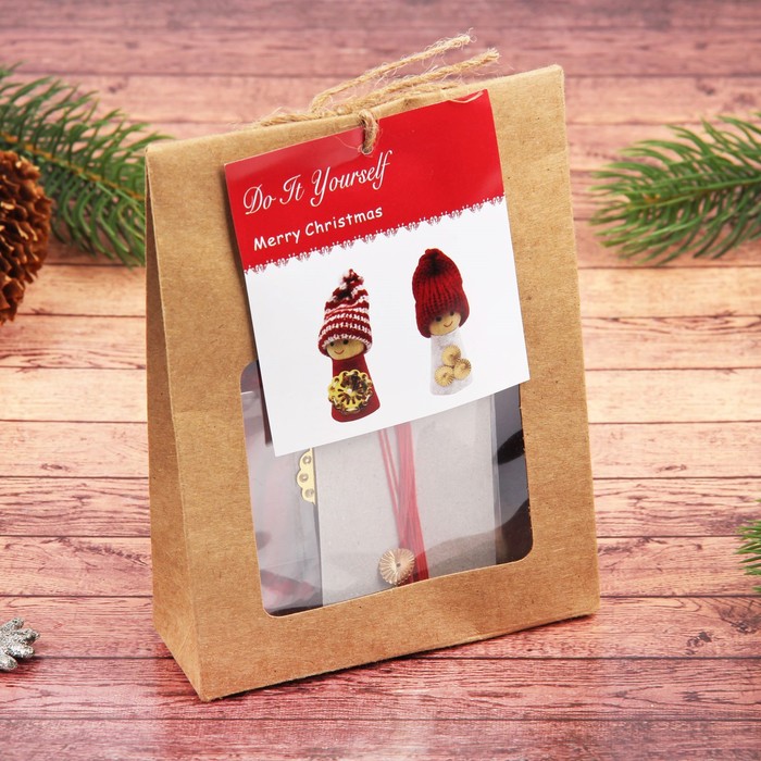 Набор для творчества "Создай новогоднюю подвеску" набор 2 шт