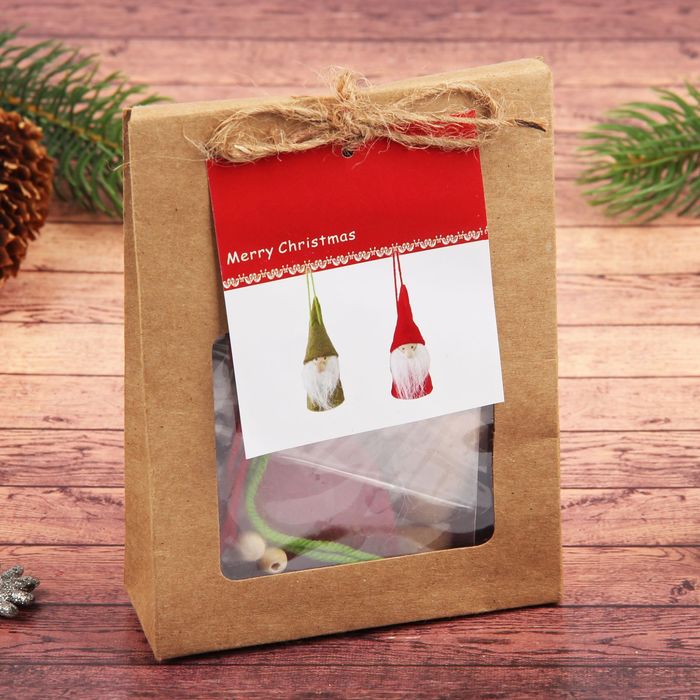 Набор для творчества "Создай новогоднюю подвеску" набор 2 шт