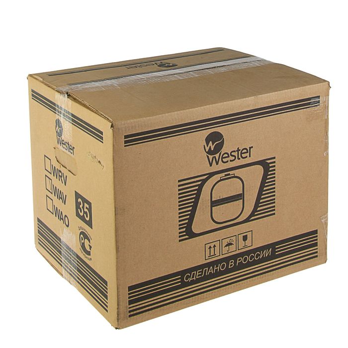 Гидроаккумулятор Wester WAV, для систем водоснабжения, вертикальный, 35 л