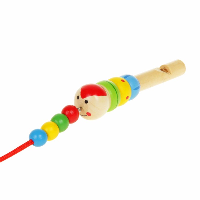 Свисток на веревочке "Зверята", МИКС