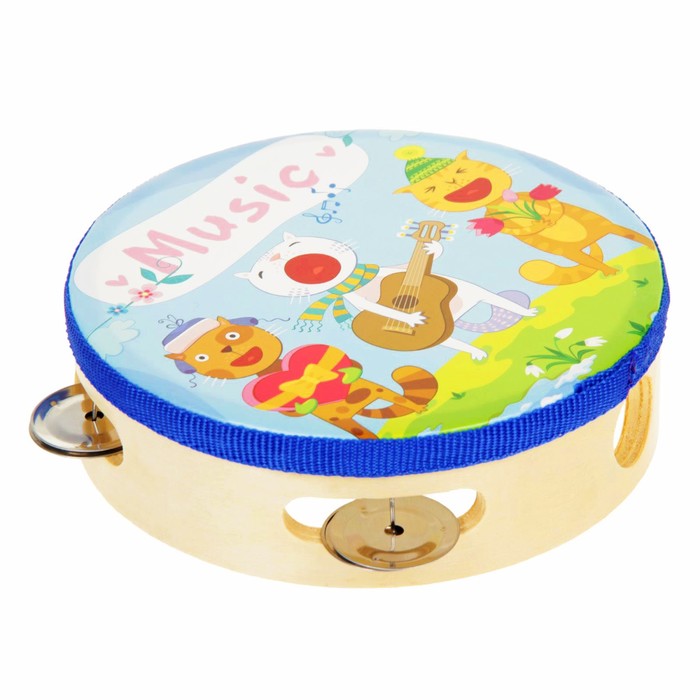 Бубен "Коты музыканты"