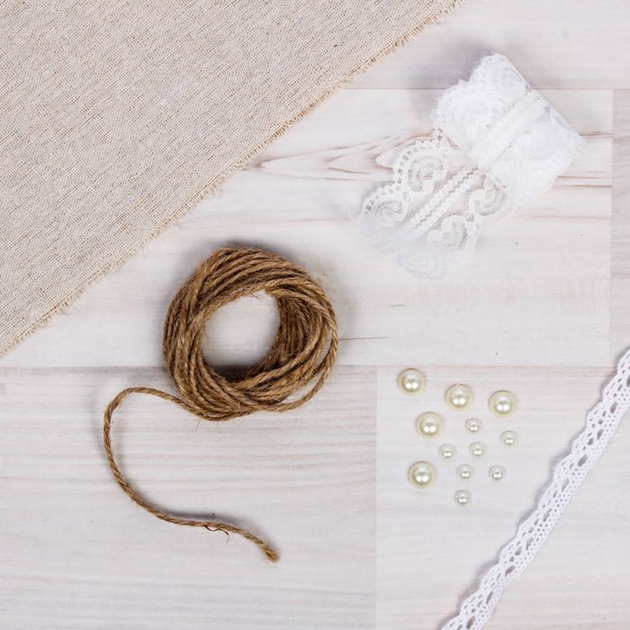 Венок новогодний мягкий «Уютный», набор для шитья, 16,3 × 10,7 × 2,5 см