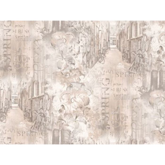 Обои горячего тиснения на флизелине V504 (01) Амстердам бежевый 1,06х10 м