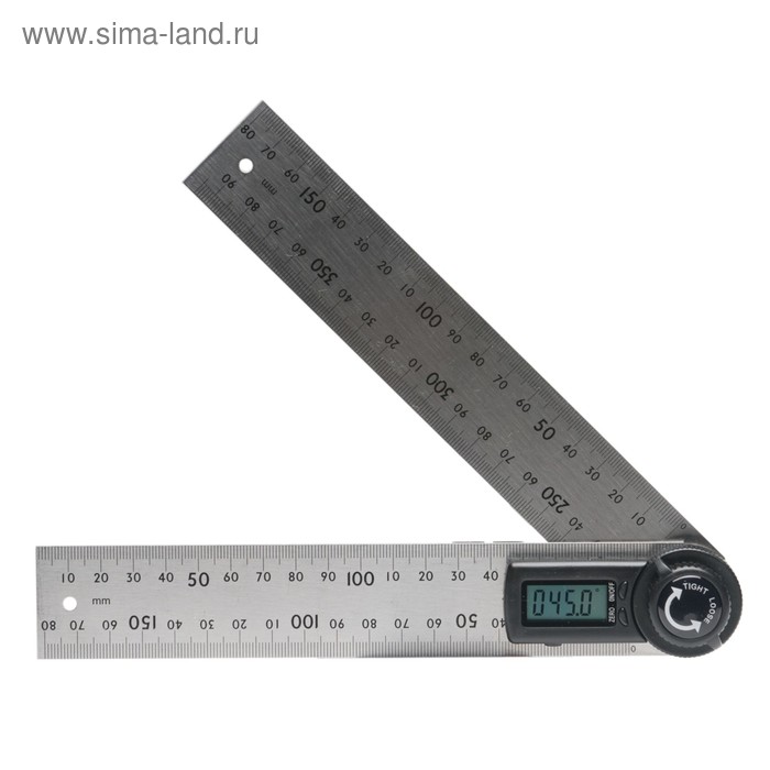 Угломер электронный ADA AngleRuler 20, диапазон 0-360°, точность 0.3°, разрешение 0.1° угломер электронный ada angleruler 50 а00396