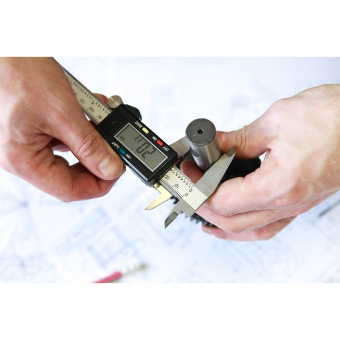 Штангенциркуль цифровой ADA Mechanic 150 А00379, 0-150 мм, разрешение 0.01 мм