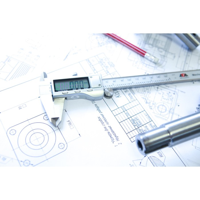 Штангенциркуль цифровой ADA Mechanic 150 PRO А00380, 0-150 мм, разрешение 0.01 мм
