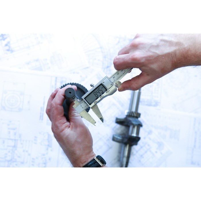 Штангенциркуль цифровой ADA Mechanic 150 PRO А00380, 0-150 мм, разрешение 0.01 мм