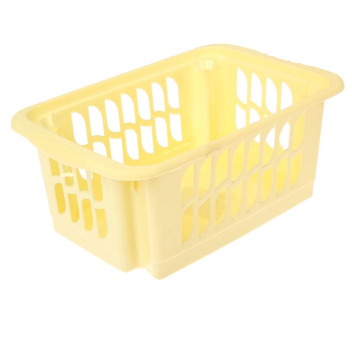 Корзина хозяйственная 30х19,5х12,5 см, цвет желтый