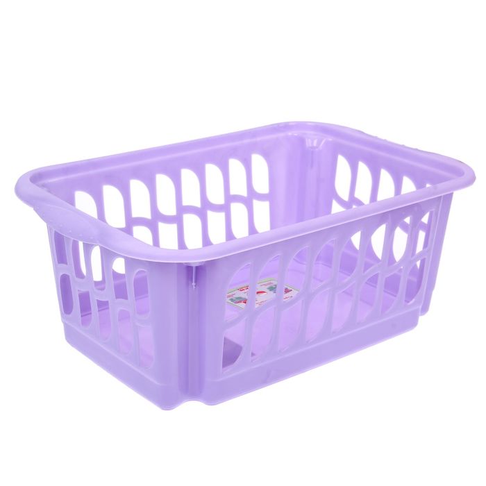 Корзина хозяйственная 40х26х15 см, цвет фиолетовый