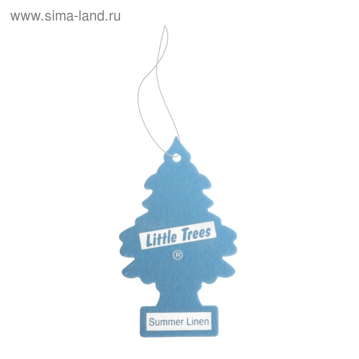 Ароматизатор Ёлочка Little Trees Летняя свежесть , Summer Linen