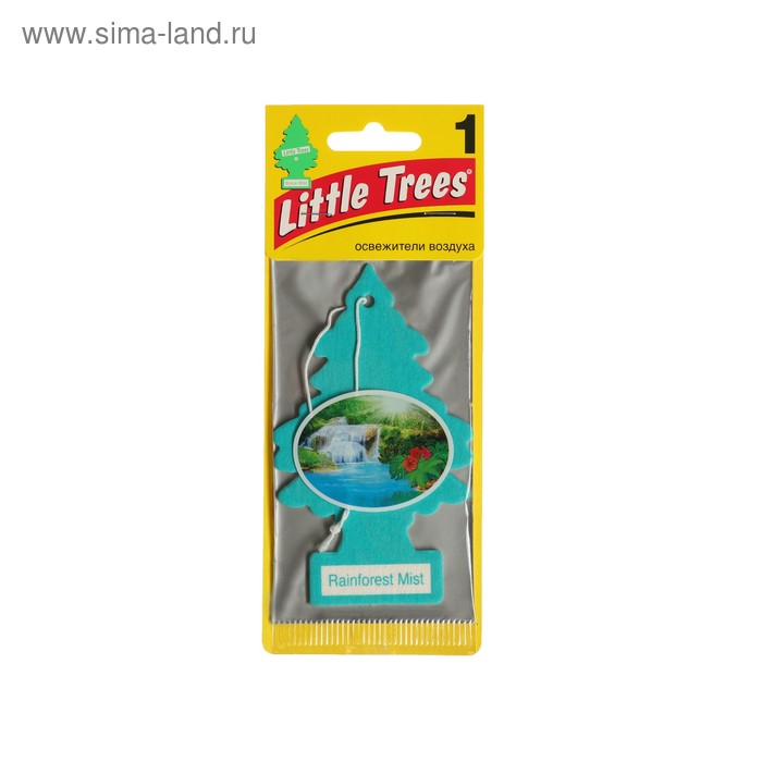 Ароматизатор Ёлочка Little Trees Тропический туман, Rainforest Mist ароматизатор ёлочка little trees тропический туман