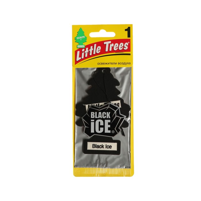 Ароматизатор Ёлочка Черный лёд  , Black Ice