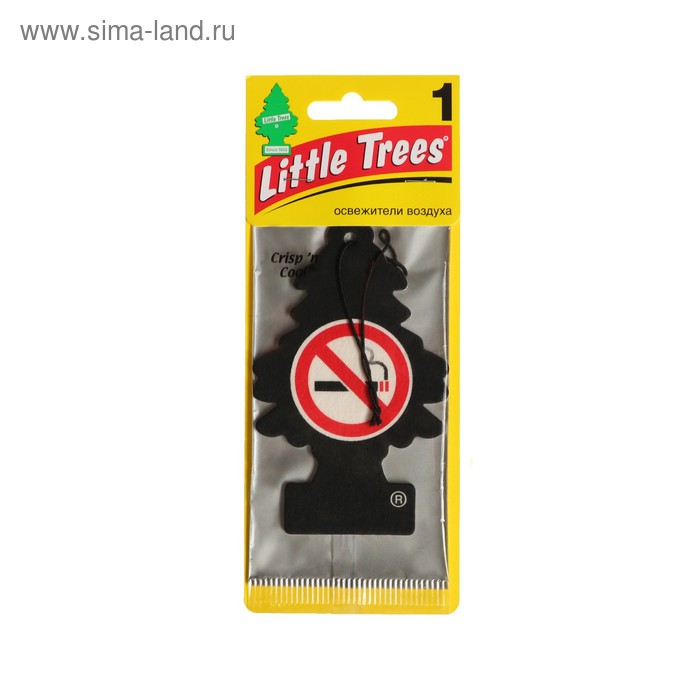 Ароматизатор Ёлочка Little Trees Не курить, No Smoking ароматизатор ёлочка little trees с днем рождения