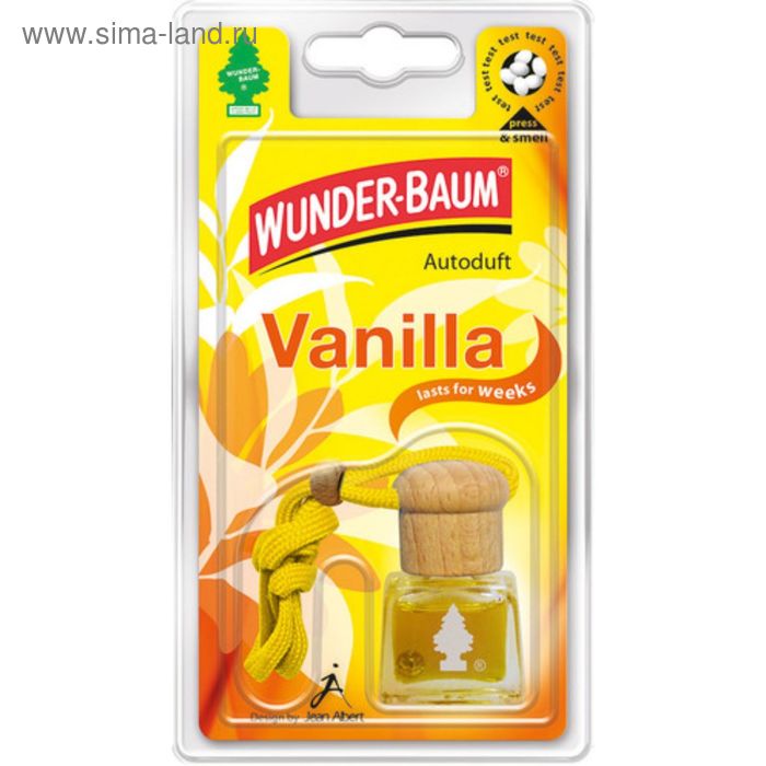 Ароматизатор подвесной в бутылочке Little Trees, Bottle Ваниль ароматизатор подвесной в бутылочке размер xxl ваниль