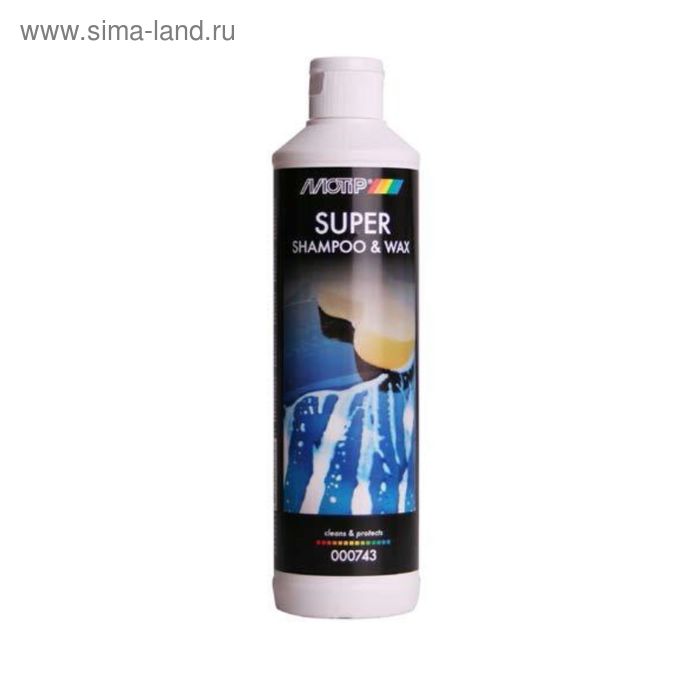 BLACK LINE Супершампунь с воском 500 мл MOTIP 923₽