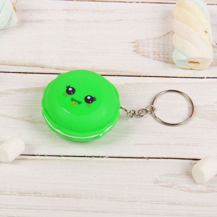 Блеск для губ "Макарун", 10 г, вкус ванили, цвет зелёный