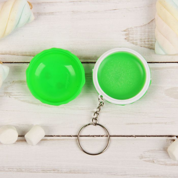 Блеск для губ "Макарун", 10 г, вкус ванили, цвет зелёный