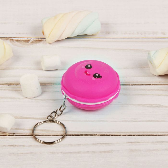 Блеск для губ "Макарун", 10 г, вкус ванили, цвет розовый