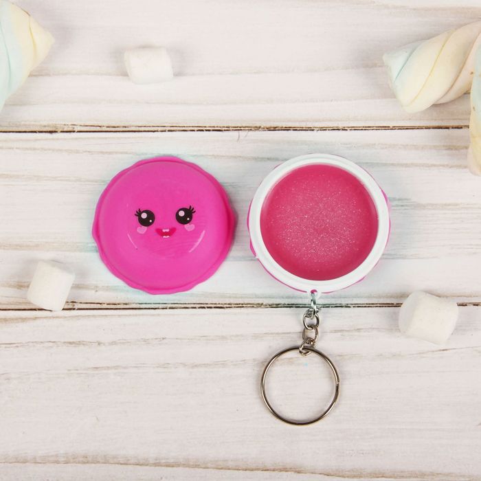 Блеск для губ "Макарун", 10 г, вкус ванили, цвет розовый