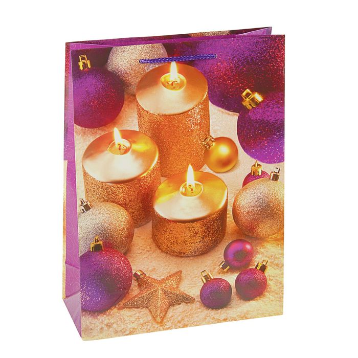 Пакет подарочный "Праздничное настроение", 36 х 26 х 12 см